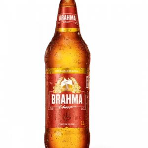 Caixa Litrão Brahma com 12 unidades.