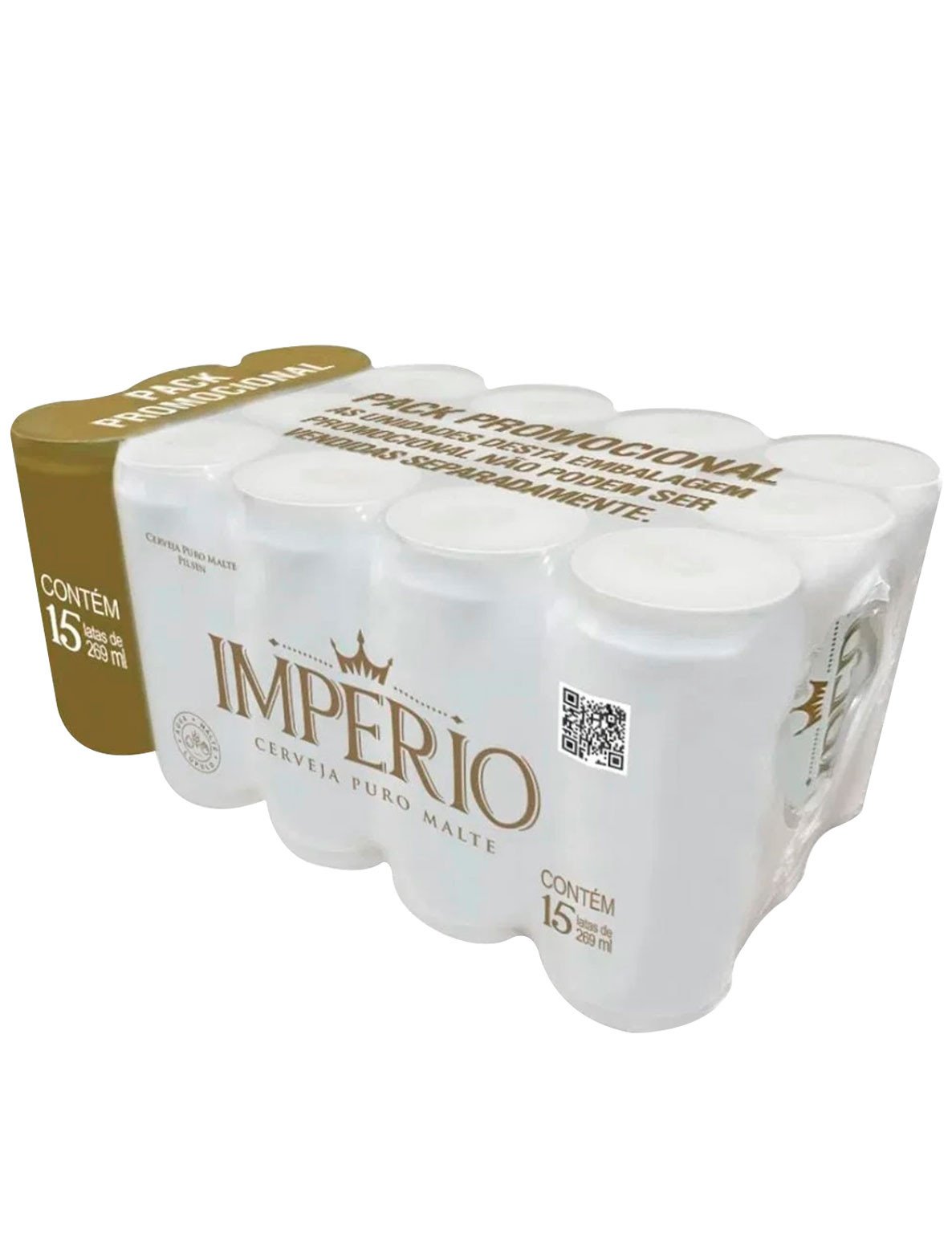 Cerveja Império Puro Malte Lata 269ml C/15